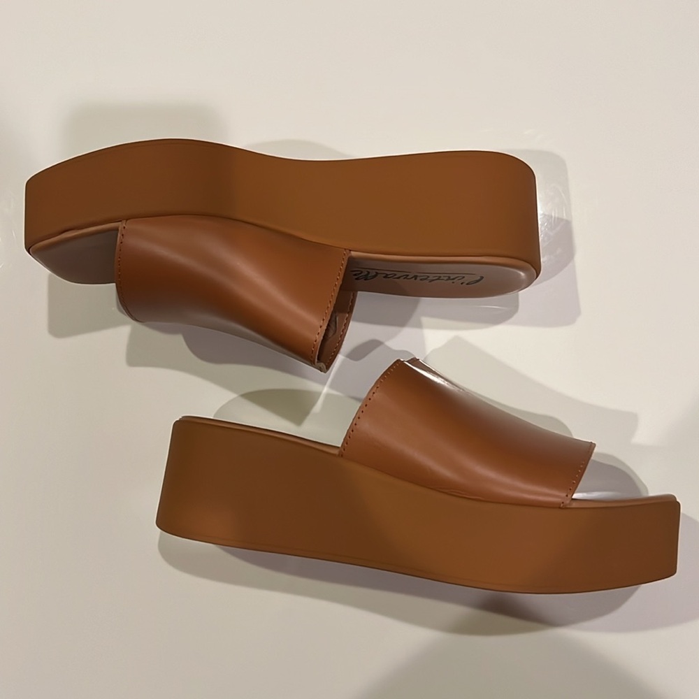 L’Intervalle Fox Tan mules sandals, Leather Upper, Padded Insole, Made in Italy - Picture 5 of 8